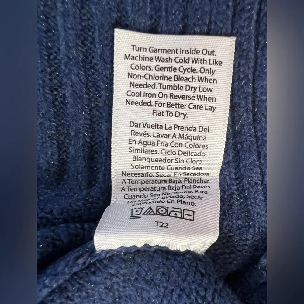 NEW! Women’s Plus Size Terra Sky Blue  Long Sleeve Knit Sweater  Size‎ 3X